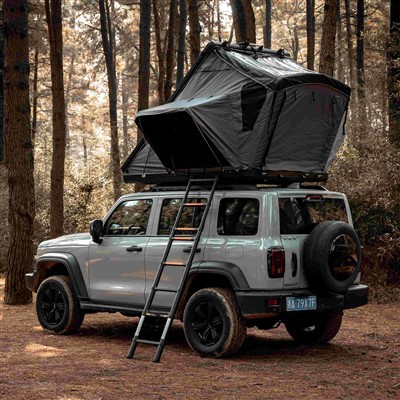 Tienda de campaña triangular con carcasa de aluminio, versión mejorada